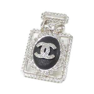 Chanel Pin Brooch Leather Black And #256727C11B